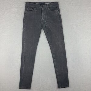 AG Adriano‎ Goldschmied Corduroy Pants Womens 29x30 Gray Farrah High Rise Skinny